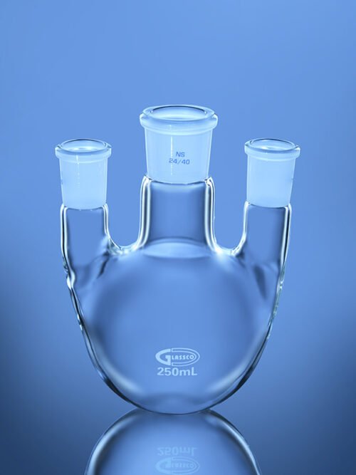 Flasks, Round Bottom, 3 Neck Parallel, ASTM