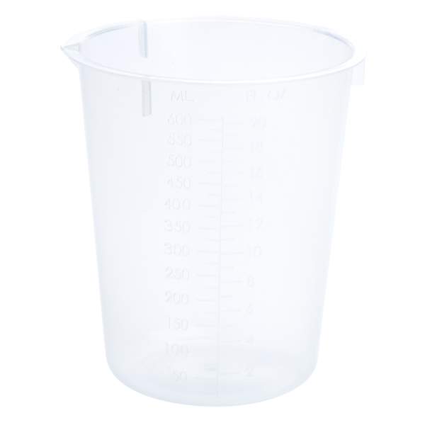600mL Graduated Beaker, Polypropylene, Non-sterile