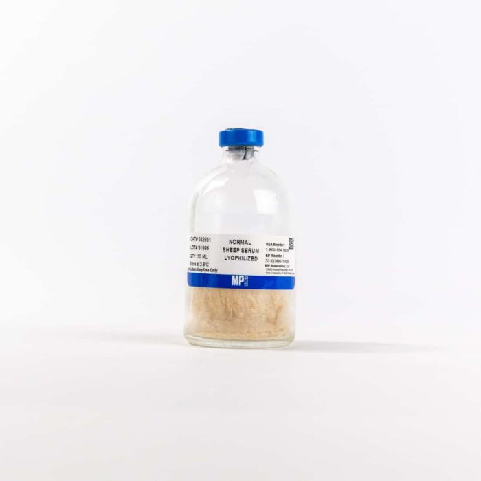 Sheep serum (lyophilized), 50 mL