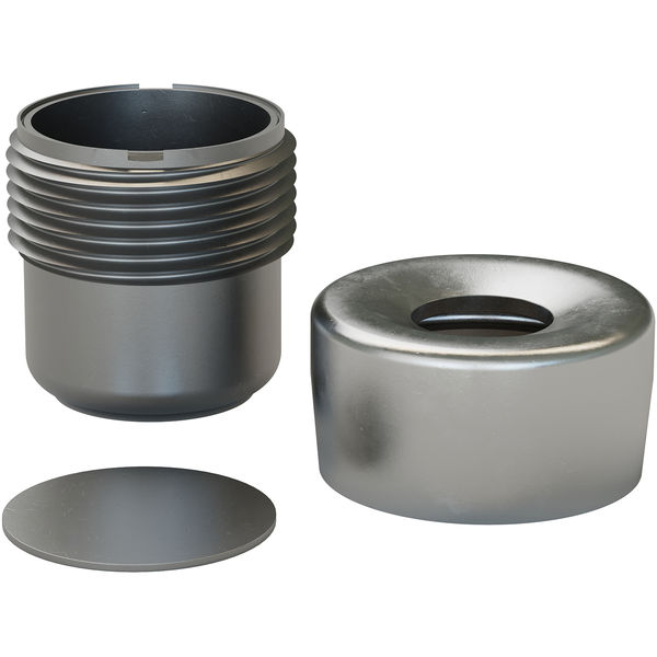 Crucible HP 270 uL, SST, pin