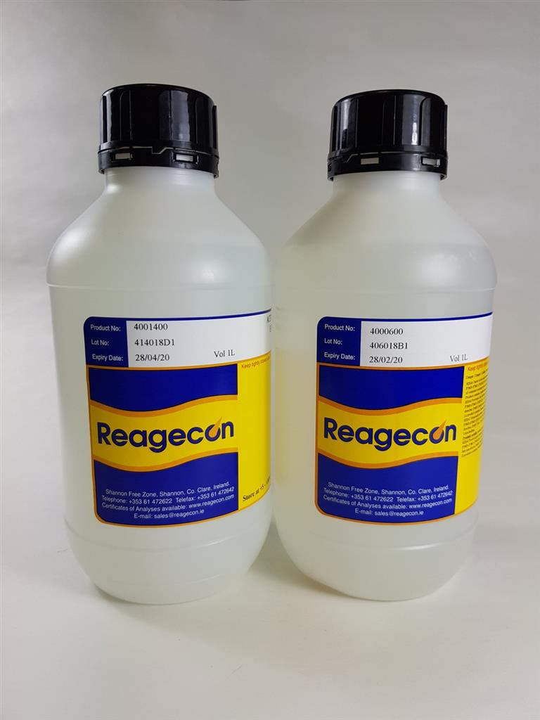 Reagecon pH 7.40 Phosphate Buffer Saline Solution according to European Pharmacopoeia (EP) Chapter 4 (4.1.3)