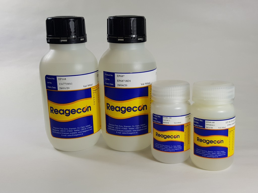 Reagecon pH 1.68 Buffer Solution at 25C according to European Pharmacopoeia (EP)