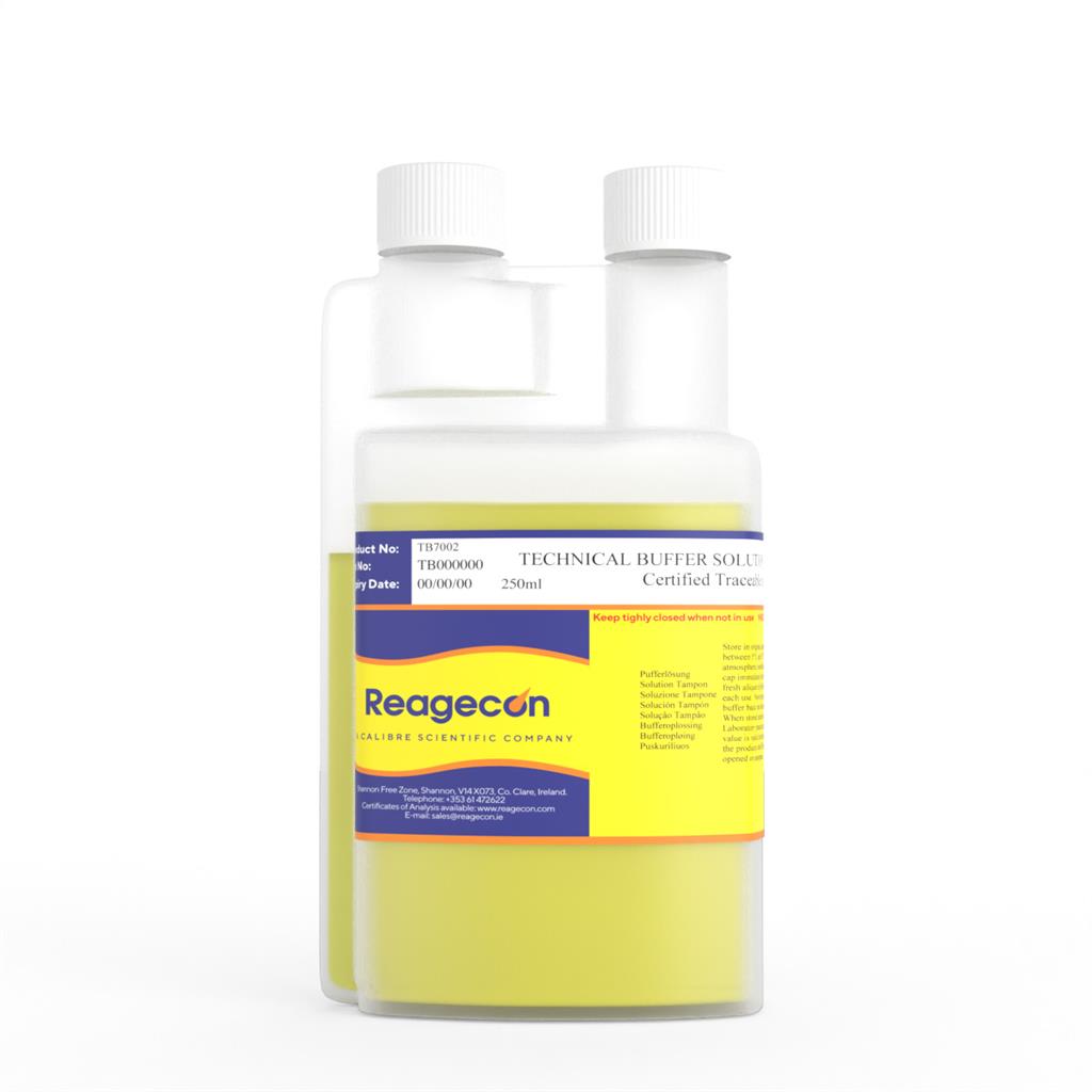 Reagecon pH 7.00 Technical Colour Coded Buffer Solution at 25C