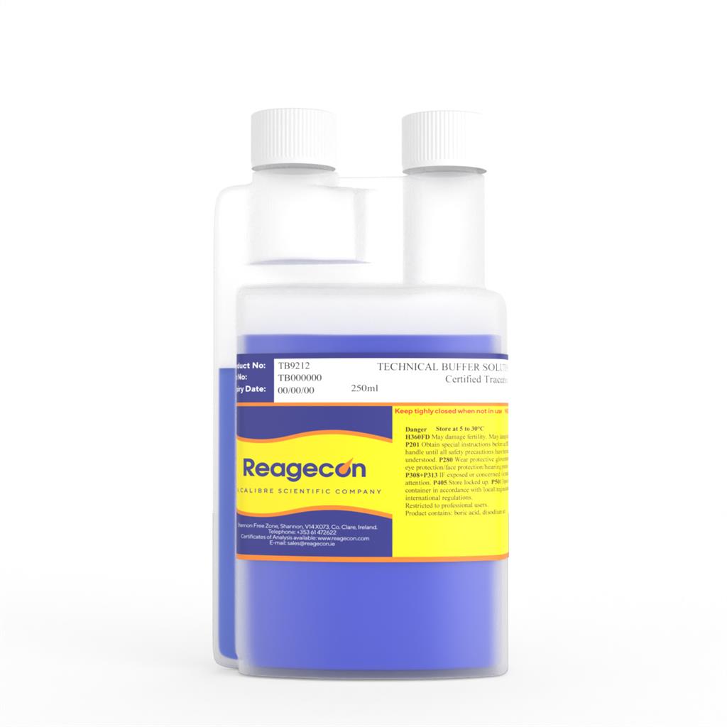 Reagecon pH 9.21 Technical Colour Coded Buffer Solution at 25C