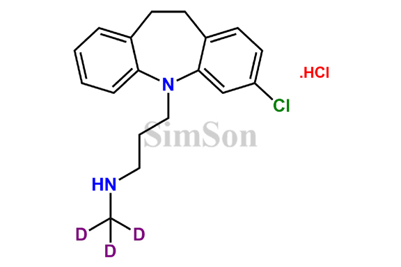 N-Desmethyl Clomipramine-d3 Hydrochloride